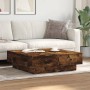 Engineered wood smoked oak coffee table 90x90x28 cm by , Coffee table - Ref: Foro24-848091, Price: 133,64 €, Discount: %