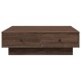 Brown oak 90x90x28 cm engineered wood coffee table by , Coffee table - Ref: Foro24-848093, Price: 126,36 €, Discount: %