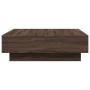 Brown oak 90x90x28 cm engineered wood coffee table by , Coffee table - Ref: Foro24-848093, Price: 126,36 €, Discount: %