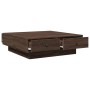 Mesa de centro de madera de ingeniería marrón roble 90x90x28 cm de , Mesas de centro - Ref: Foro24-848093, Precio: 126,36 €, ...