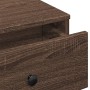 Brown oak 90x90x28 cm engineered wood coffee table by , Coffee table - Ref: Foro24-848093, Price: 126,36 €, Discount: %