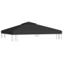 Toldo de cenador 2 niveles 310 g/m² 3x3 m negro de vidaXL, Cubiertas para carpas y cenadores - Ref: Foro24-312072, Precio: 66...