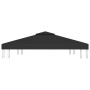 Toldo de cenador 2 niveles 310 g/m² 3x3 m negro de vidaXL, Cubiertas para carpas y cenadores - Ref: Foro24-312072, Precio: 66...