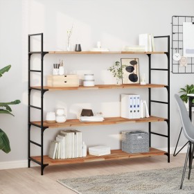 Solid acacia wood floating shelf with oil finish 140x40x2cm by , Shelves and shelves - Ref: Foro24-3279567, Price: 63,99 €, D...