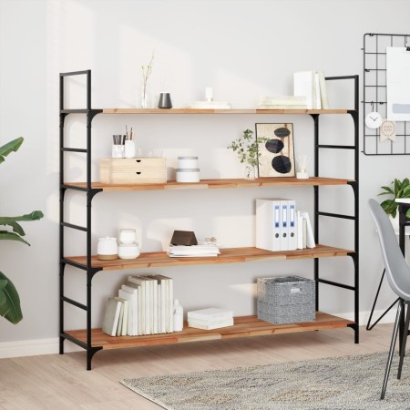 Solid acacia wood floating shelf with oil finish 140x40x2cm by , Shelves and shelves - Ref: Foro24-3279567, Price: 63,54 €, D...