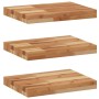 Floating shelves 3 units acacia wood oil finish 60x30x4cm by , Shelves and shelves - Ref: Foro24-3279609, Price: 108,61 €, Di...