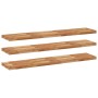 Floating shelf 3 units made of acacia wood with an oil finish 120x30x4 cm by , Shelves and shelves - Ref: Foro24-3279621, Pri...