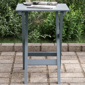 Mesa auxiliar plegable madera maciza de álamo gris de , Mesas de jardín - Ref: Foro24-4008874, Precio: 28,99 €, Descuento: %