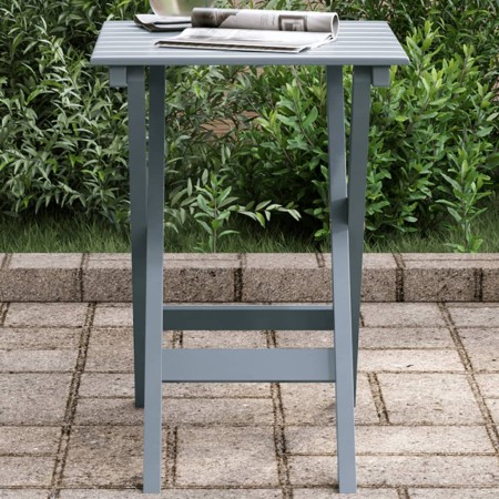 Mesa auxiliar plegable madera maciza de álamo gris de , Mesas de jardín - Ref: Foro24-4008874, Precio: 34,84 €, Descuento: %