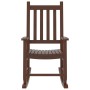 Mecedora para niños madera maciza de álamo marrón de , Mecedoras - Ref: Foro24-4008876, Precio: 59,25 €, Descuento: %