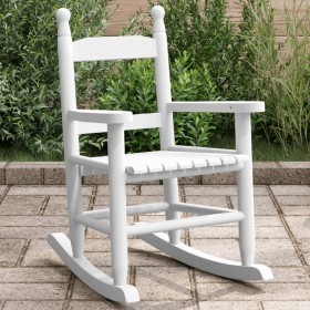 Solid white poplar wood rocking chair for children by , Rocking chairs - Ref: Foro24-4008881, Price: 39,71 €, Discount: %