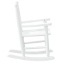 Solid white poplar wood rocking chair for children by , Rocking chairs - Ref: Foro24-4008881, Price: 41,20 €, Discount: %