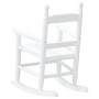 Mecedora para niños madera maciza de álamo blanca de , Mecedoras - Ref: Foro24-4008881, Precio: 41,20 €, Descuento: %