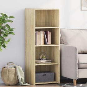 Aparador alto madera de ingeniería roble Sonoma 45x41x124 cm de , Aparadores - Ref: Foro24-846392, Precio: 87,99 €, Descuento: %