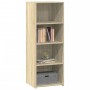 Aparador alto madera de ingeniería roble Sonoma 45x41x124 cm de , Aparadores - Ref: Foro24-846392, Precio: 77,00 €, Descuento: %