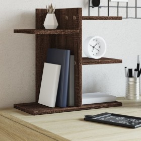 Organizador escritorio madera ingeniería marrón 42x21,5x42 cm de , Clasificación y organización - Ref: Foro24-848072, Precio:...