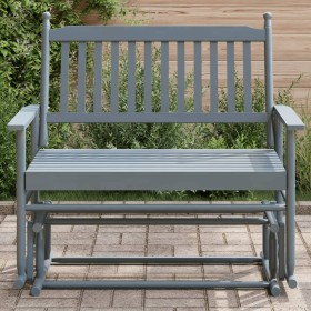 Sliding solid poplar wood bench 118x70x104.5 cm by , Rocking chairs - Ref: Foro24-4008869, Price: 189,99 €, Discount: %