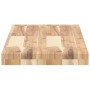 Floating shelves 3 units untreated acacia wood 100x30x4 cm by , Shelves and shelves - Ref: Foro24-3279457, Price: 161,15 €, D...