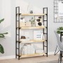 Floating shelves 3 units untreated acacia wood 100x20x4 cm by , Shelves and shelves - Ref: Foro24-3279429, Price: 114,36 €, D...