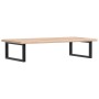 Wall-mounted steel and solid oak wood sink shelf by , bathroom vanities - Ref: Foro24-3302385, Price: 102,55 €, Discount: %