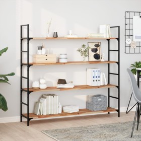 Floating shelf 2 units acacia wood oil finish 140x30x2 cm by , Shelves and shelves - Ref: Foro24-3279544, Price: 92,99 €, Dis...