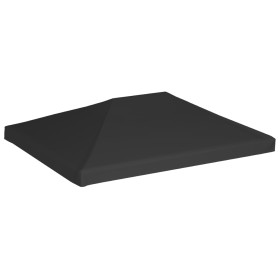 Toldo de cenador 270 g/m² 4x3 m negro de vidaXL, Cubiertas para carpas y cenadores - Ref: Foro24-312081, Precio: 73,11 €, Des...