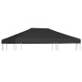 Pavillonmarkise 270 g/m² 4x3 m schwarz von vidaXL, Abdeckungen für Zelte und Pavillons - Ref: Foro24-312081, Preis: 73,11 €, ...