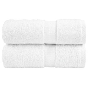 Guest towels 2 units 100% white cotton 30x50 cm 600 gsm by , Towels - Ref: Foro24-137120, Price: 11,99 €, Discount: %