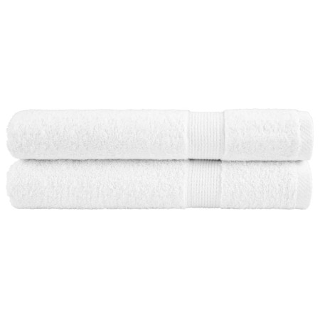 Toallas de sauna 2 uds 100% algodón blanco 80x200 cm 600 gsm de , Toallas - Ref: Foro24-137136, Precio: 40,85 €, Descuento: %