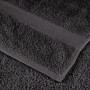 Hand towels 4 units 100% cotton anthracite 50x100 cm 600 gsm by , Towels - Ref: Foro24-137157, Price: 30,86 €, Discount: %