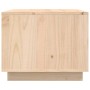 Mesa de centro de madera maciza de pino 80x50x40 cm