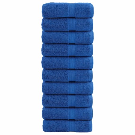 Toallas 10 unidades 100% algodón azul 30x30 cm 600 gsm de , Toallas - Ref: Foro24-137181, Precio: 18,30 €, Descuento: %