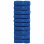 Toallas 10 unidades 100% algodón azul 30x30 cm 600 gsm de , Toallas - Ref: Foro24-137181, Precio: 18,30 €, Descuento: %