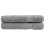 Sauna towels 2 units 100% cotton gray 80x200 cm 600 gsm by , Towels - Ref: Foro24-137314, Price: 39,40 €, Discount: %