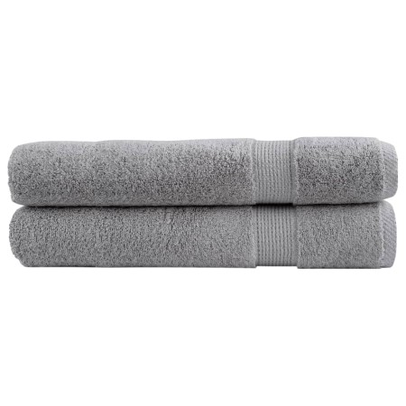 Sauna towels 2 units 100% cotton gray 80x200 cm 600 gsm by , Towels - Ref: Foro24-137314, Price: 39,40 €, Discount: %