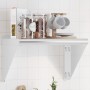 Stainless steel silver wall shelf 50x30x31 cm by , Shelves and shelves - Ref: Foro24-30277, Price: 48,51 €, Discount: %