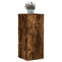 Soportes de plantas 2 uds madera roble ahumado 30x30x70 cm de , Soportes para macetas - Ref: Foro24-852928, Precio: 73,99 €, ...