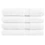 Toallas premium 4 uds 100% algodón blanco 100x200 cm 600 gsm de , Toallas - Ref: Foro24-137141, Precio: 92,34 €, Descuento: %