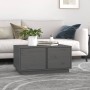 Solid gray pine wood coffee table 80x50x40 cm by vidaXL, Coffee table - Ref: Foro24-814421, Price: 69,36 €, Discount: %