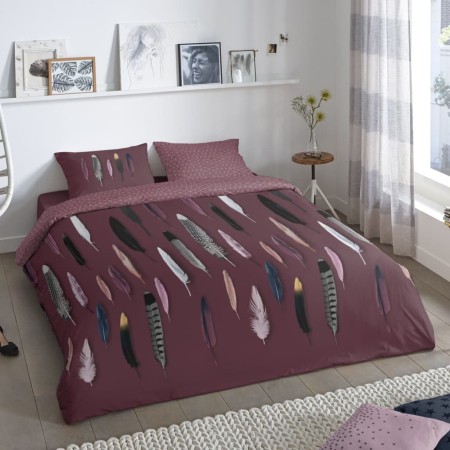 Good Morning FEATHERS duvet cover 135x200 cm burgundy by Good Morning, Duvet covers - Ref: Foro24-437849, Price: 39,99 €, Dis...