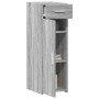 Aparador de madera de ingeniería gris Sonoma 30x42,5x93 cm de , Aparadores - Ref: Foro24-846276, Precio: 70,18 €, Descuento: %