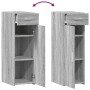 Aparador de madera de ingeniería gris Sonoma 30x42,5x93 cm de , Aparadores - Ref: Foro24-846276, Precio: 70,18 €, Descuento: %