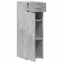 Aparador de madera de ingeniería gris hormigón 30x42,5x93 cm de , Aparadores - Ref: Foro24-846274, Precio: 67,99 €, Descuento: %