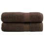 Bathroom towels 2 units 100% brown cotton 100x150 cm 600 gsm by , Towels - Ref: Foro24-137239, Price: 37,99 €, Discount: %