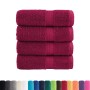 Guest towels 4 units 100% cotton burgundy 30x50 cm 600gsm by , Towels - Ref: Foro24-137207, Price: 14,92 €, Discount: %