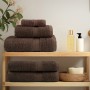 Premium towels 10 units 100% cotton brown 100x200 cm 600 gsm by , Towels - Ref: Foro24-137247, Price: 223,54 €, Discount: %