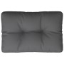 Cushion for anthracite fabric pallet sofa 50x40x12 cm by , Cushions for chairs and sofas - Ref: Foro24-360535, Price: 21,99 €...