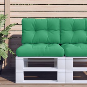 Cushion for pallet sofa, green fabric, 50x40x12 cm by , Cushions for chairs and sofas - Ref: Foro24-360540, Price: 21,89 €, D...