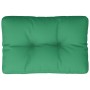 Cojín para sofá de palets tela verde 50x40x12 cm de , Cojines para sillas y sofás - Ref: Foro24-360540, Precio: 21,89 €, Desc...