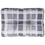 Cushion for pallet sofa, gray checkered fabric, 50x40x12 cm by , Cushions for chairs and sofas - Ref: Foro24-360549, Price: 1...